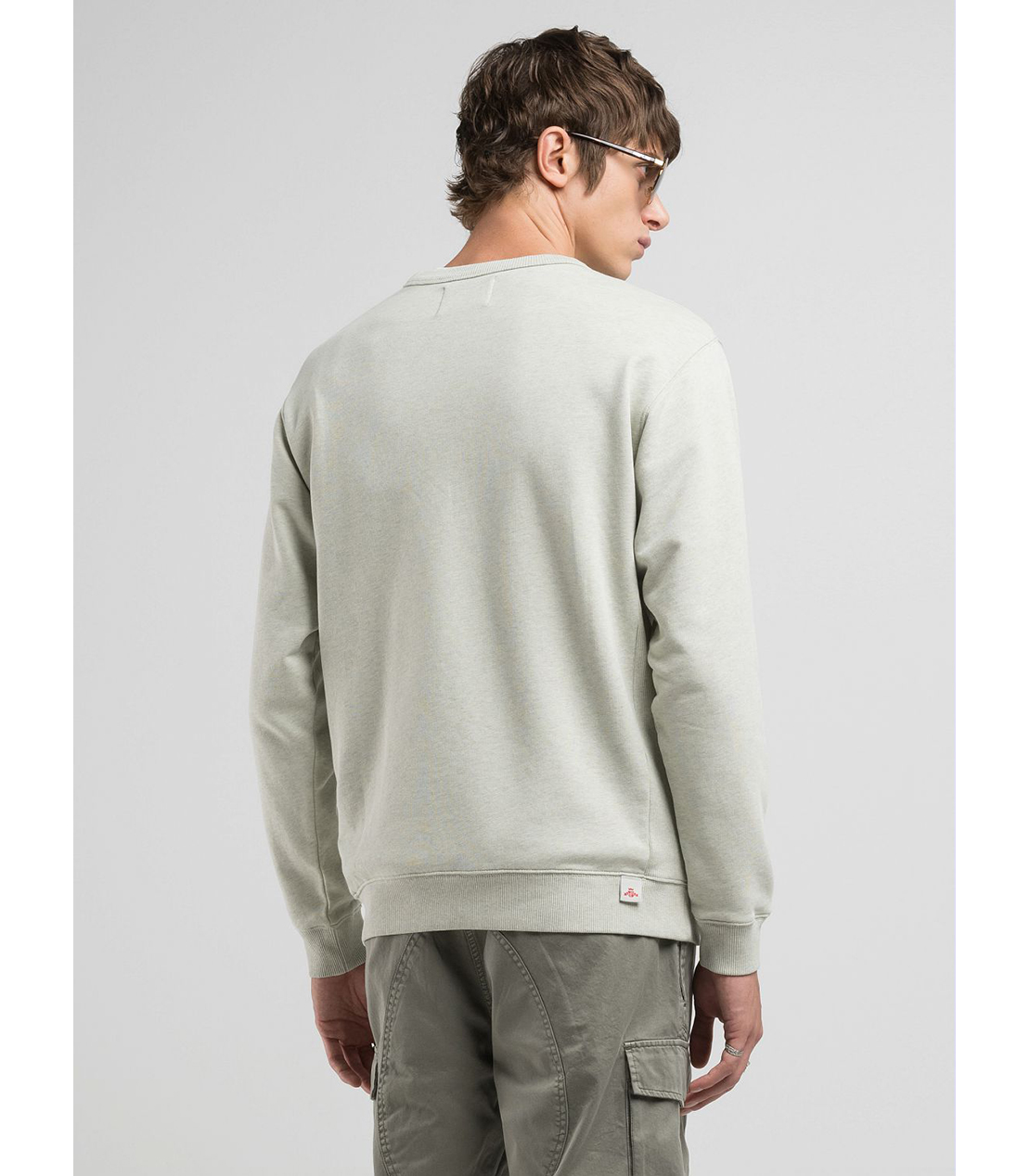 レタリングプリントスウェットシャツ 詳細画像 ライトミントメランジ 2